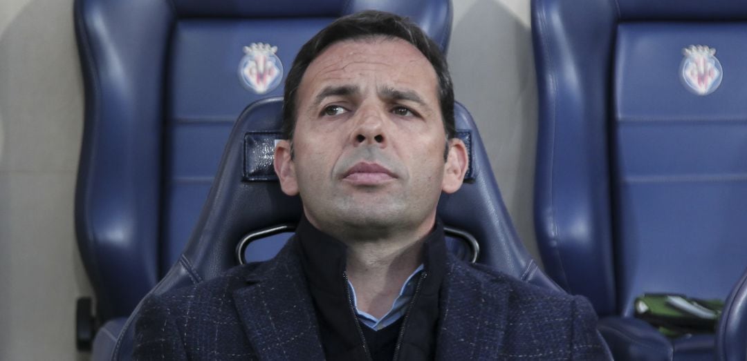 Javi Calleja, durante un partido del Villarreal