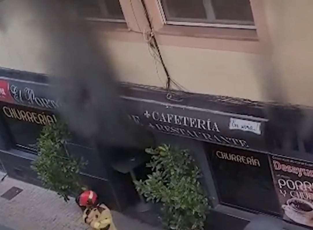 Incendio Alovera Churreria. Foto: Ayto Alovera