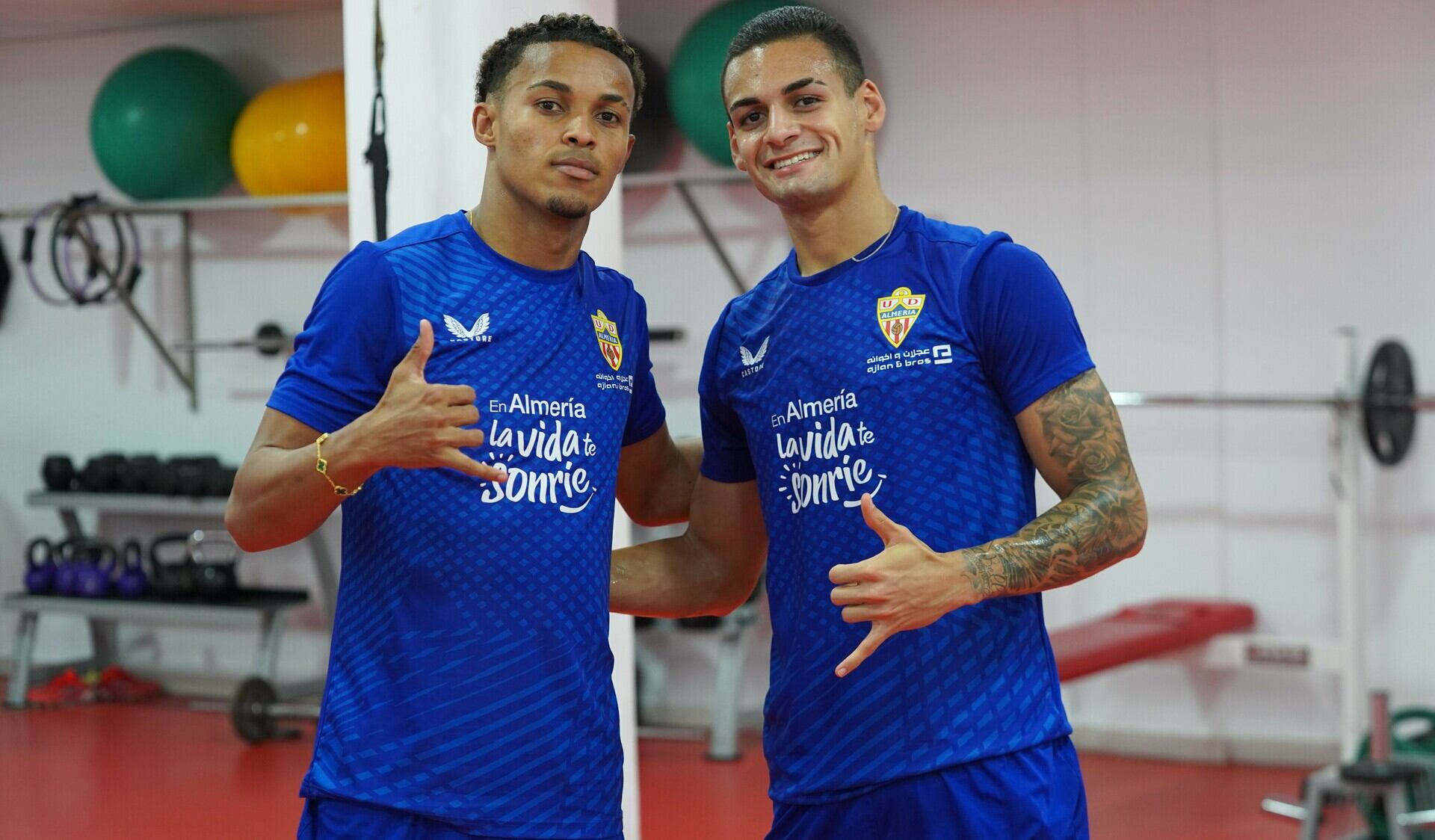 Lázaro y Kaiky son dos de los cedidos por el Almería.