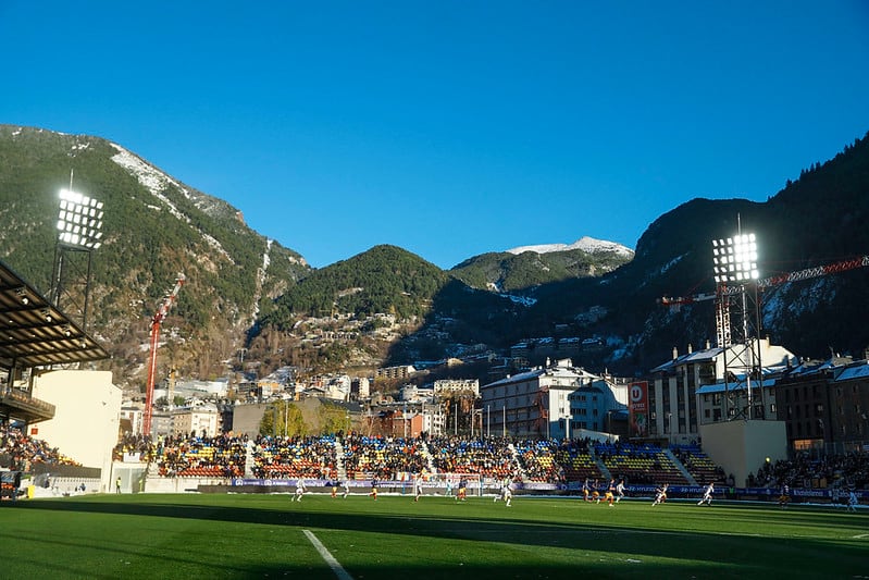 L'Estadi de la FAF, a Encamp