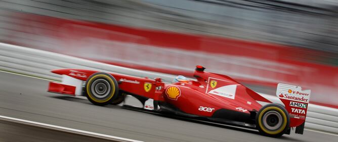 El español de Ferrari ha sido primero en la primera tanda de entrenamientos libres del GP de Alemania 2011