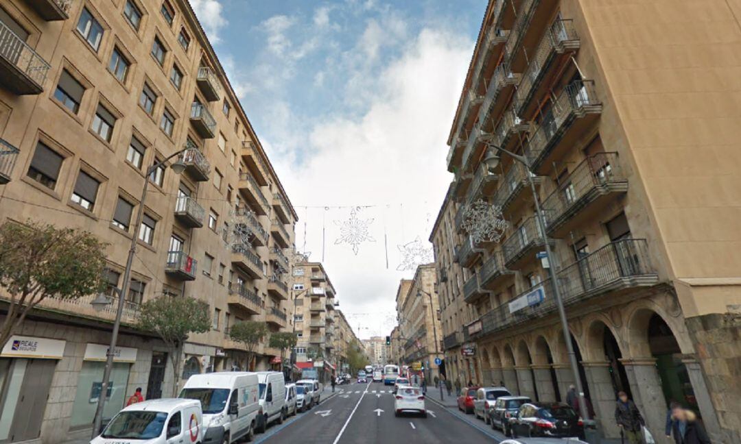 Imagen de la parte central de la Gran Vía.