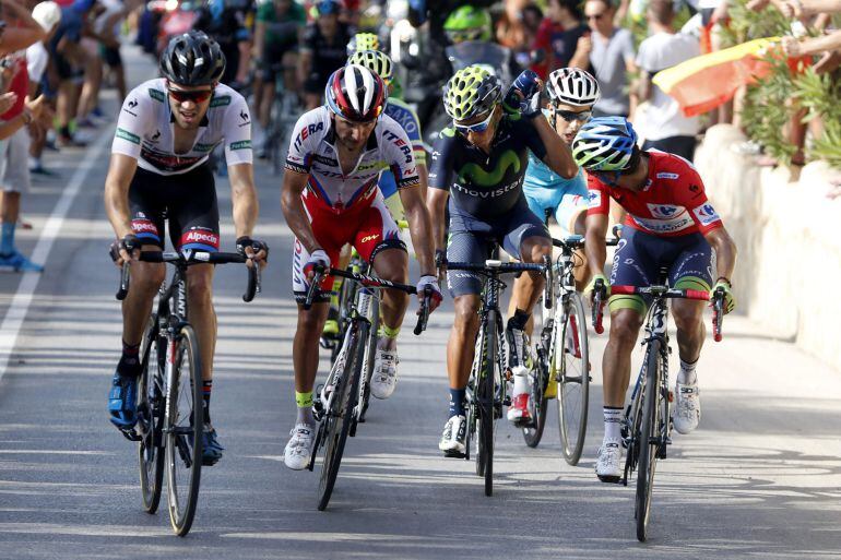 Últimos dos kilómetros de la novena etapa de la Vuelta Ciclista a España