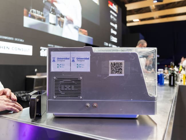 La máquina de impulsos eléctricos diseñada por la Universidad de Zaragoza.