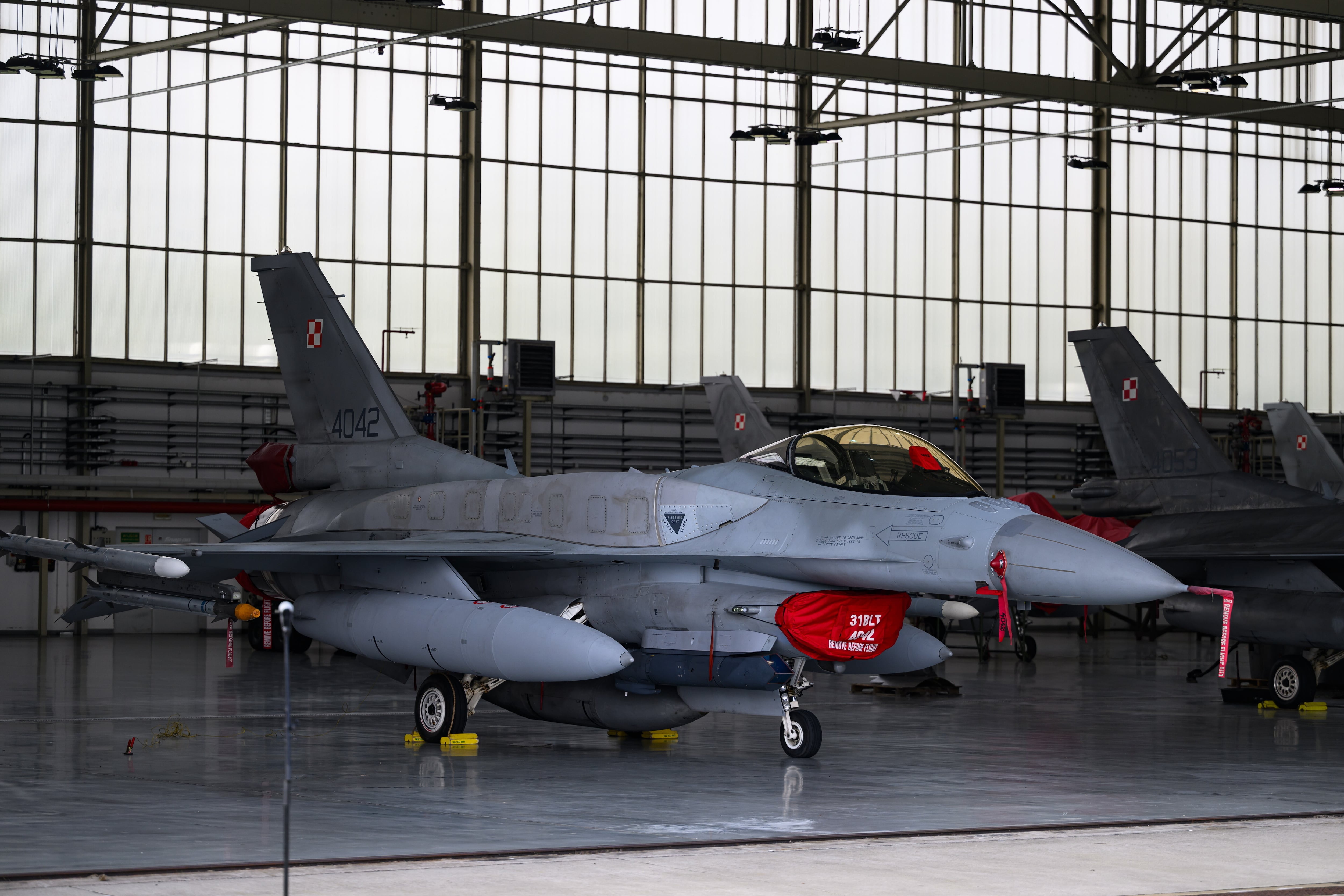 Base de la OTAN desde la que salieron los avioens que bloquearon los drones rusos