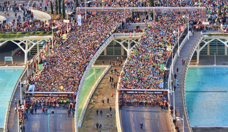 Salida de Maratón Valencia 2013