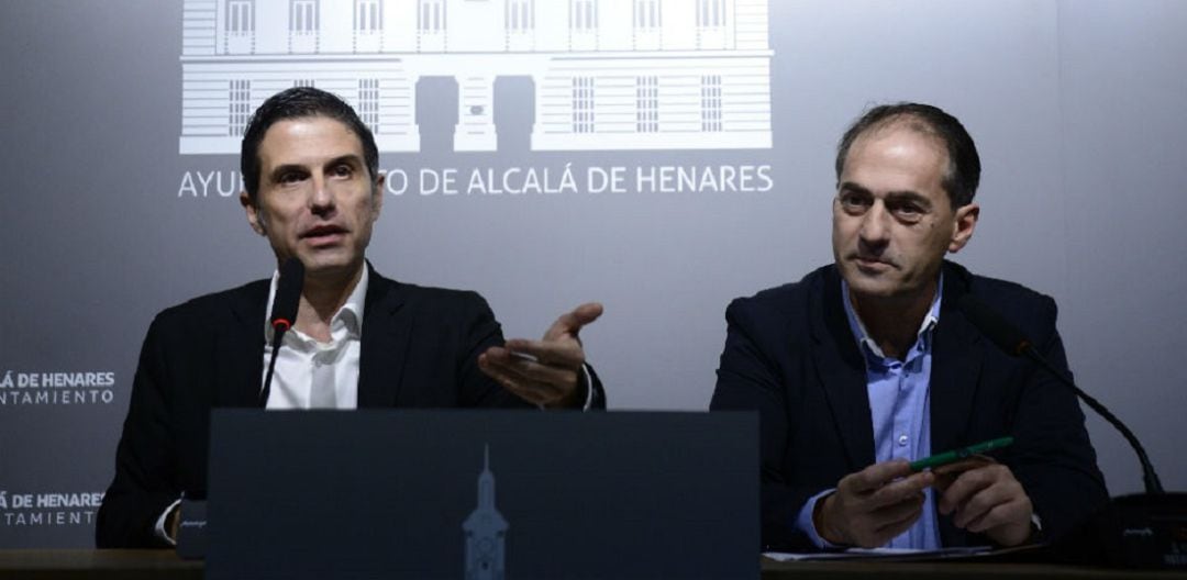 Javier Rodríguez Palacios (PSOE) y Miguel Ángel Lezcano (CS) 