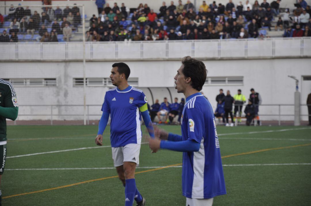 Israel y Piñero durante un partido la pasada temporada