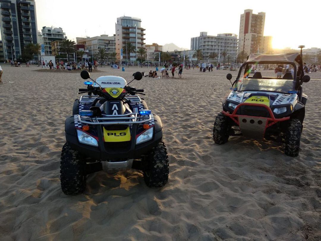 Squads de la Policía Local de Gandia.