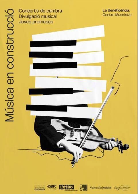 Cartell música en construcció de la Diputació de València