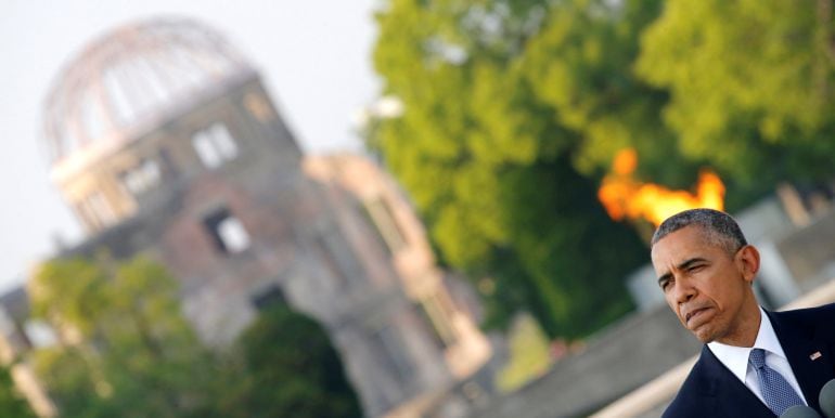 FOTOGALERÍA: Barack Obama rinde homenaje a las víctimas de Hiroshima.