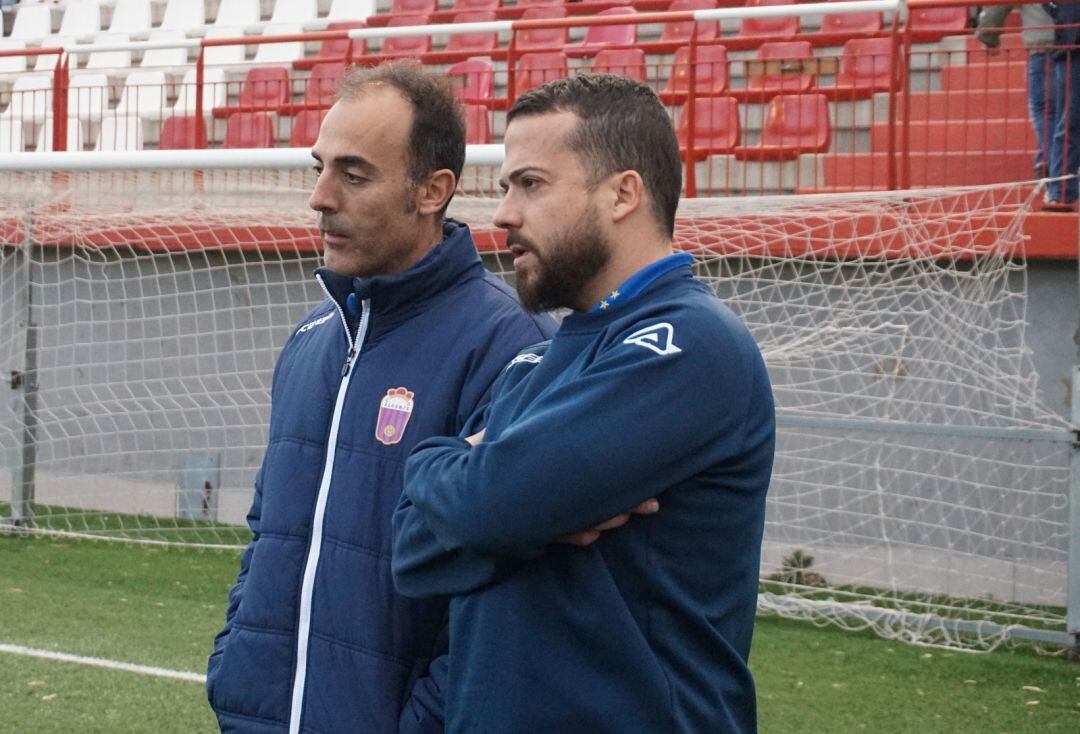Santi Rico (D) y Heli García han preparado a conciencia el partido