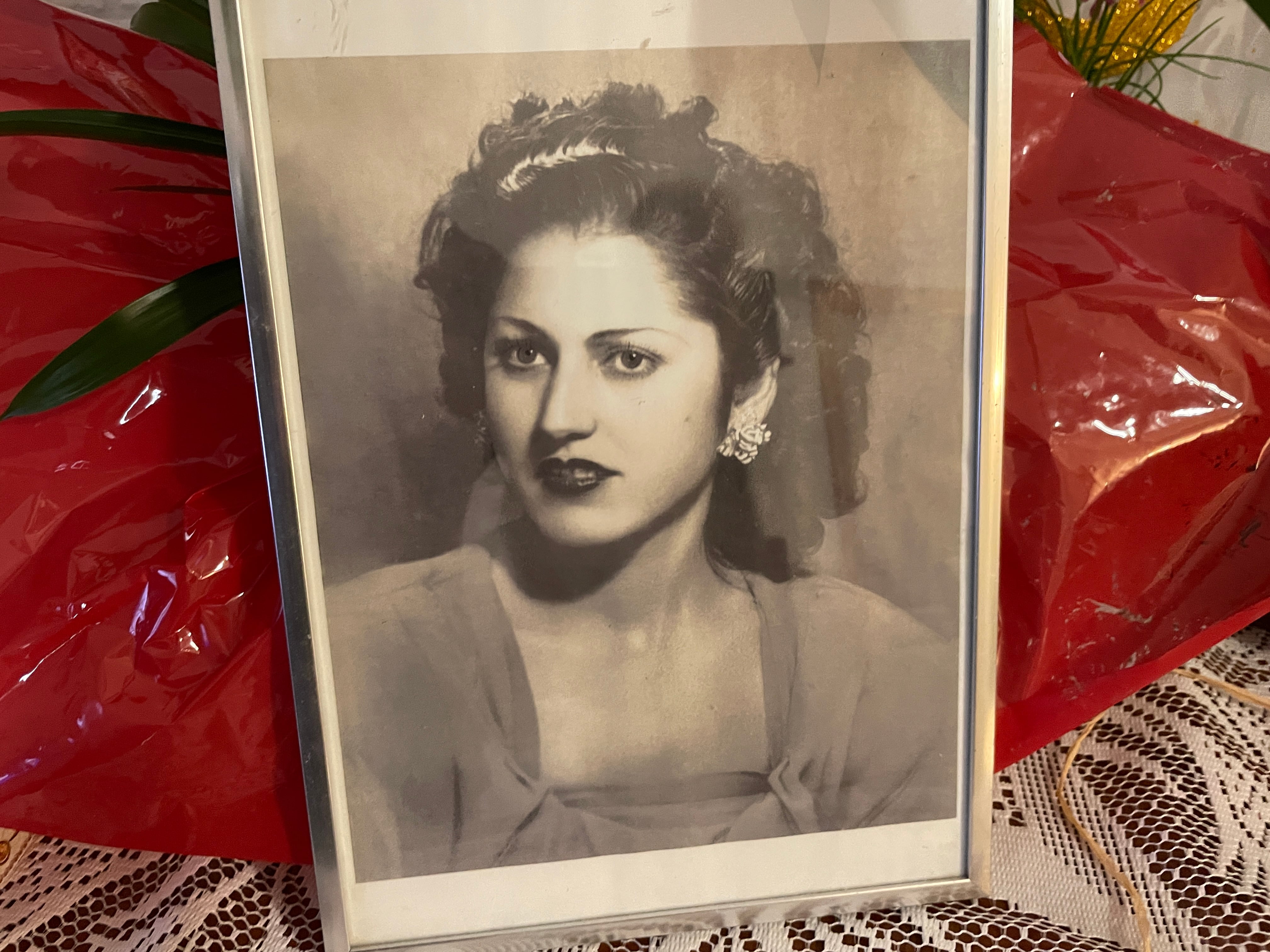 Elisa, en un retrato de su juventud