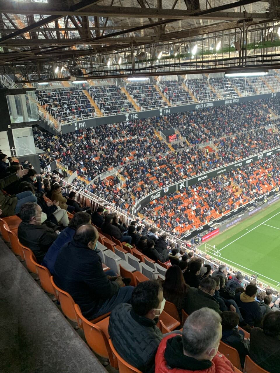 Público de Mestalla.
