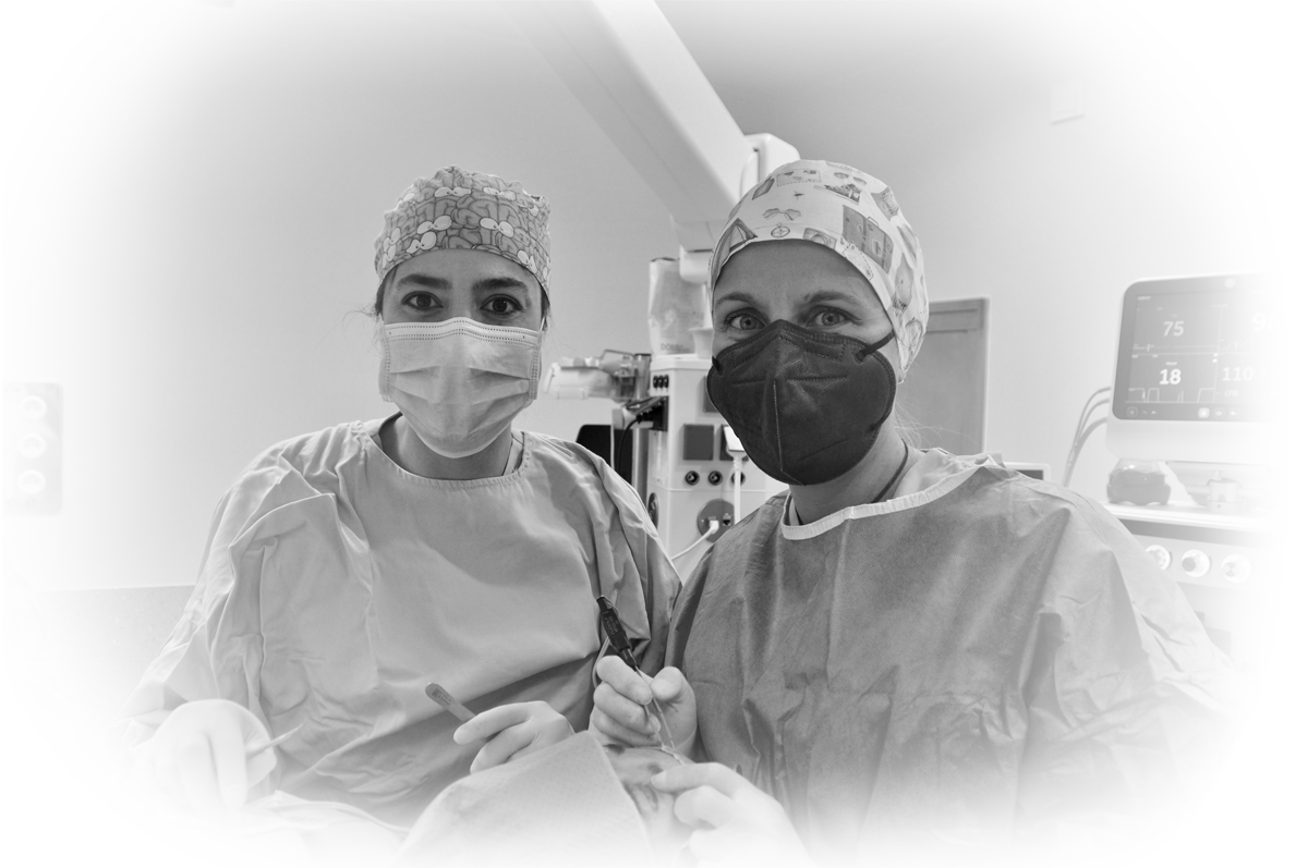 Las doctoras Mercier y Calzacorta