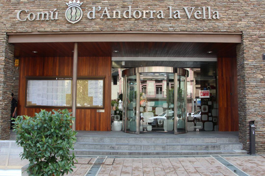 façana del comú d'Andorra la Vella.