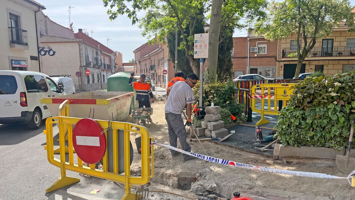 Comienzan en Paracuellos de Jarama las obras de reforma de aceras de Miramadrid y el casco antiguo