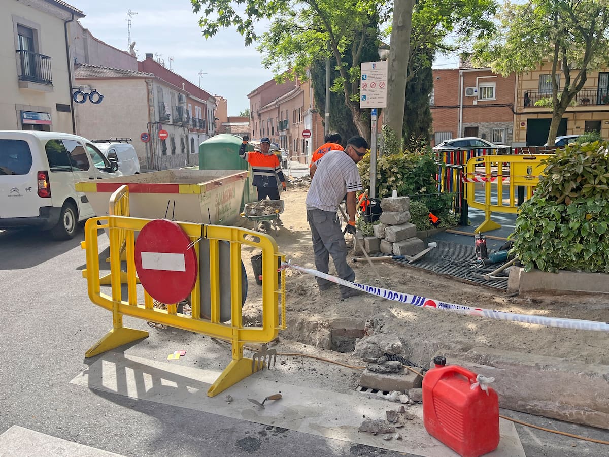 Comienzan en Paracuellos de Jarama las obras de reforma de aceras de Miramadrid y el casco antiguo