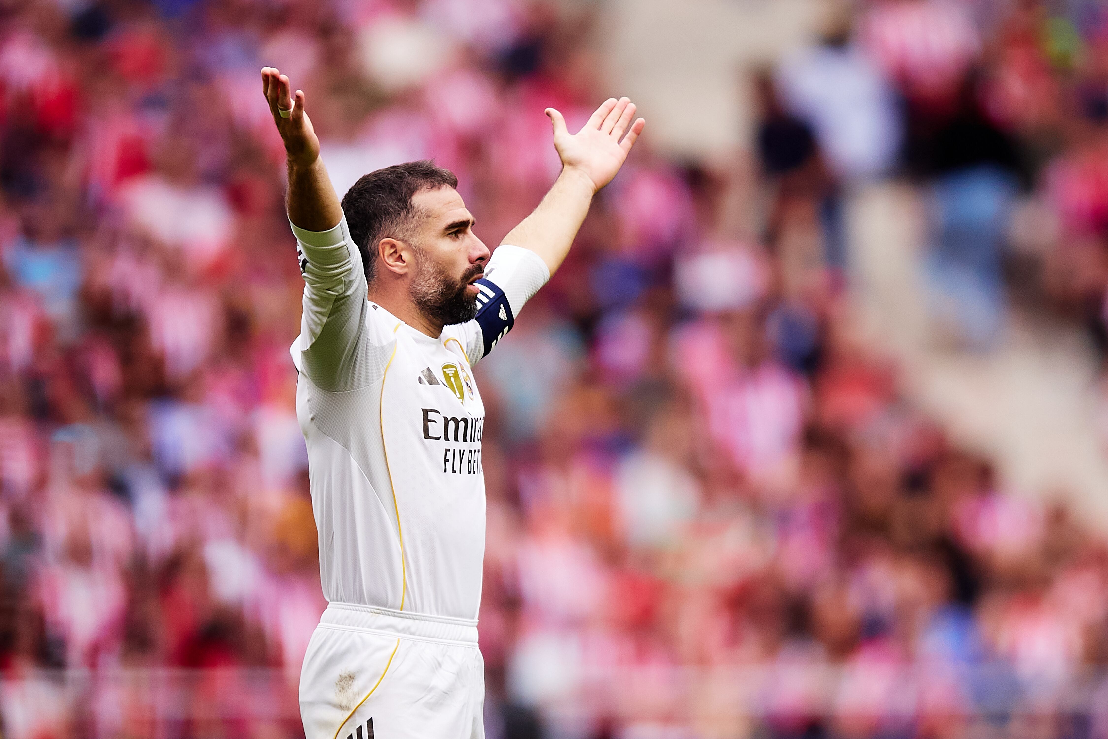 Daniel Carvajal  durante el partido.(Photo by Alvaro Medranda/Quality Sport Images/Getty Images)