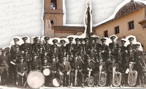 La banda de la Unió Musical de Llanera de Ranes en 1901