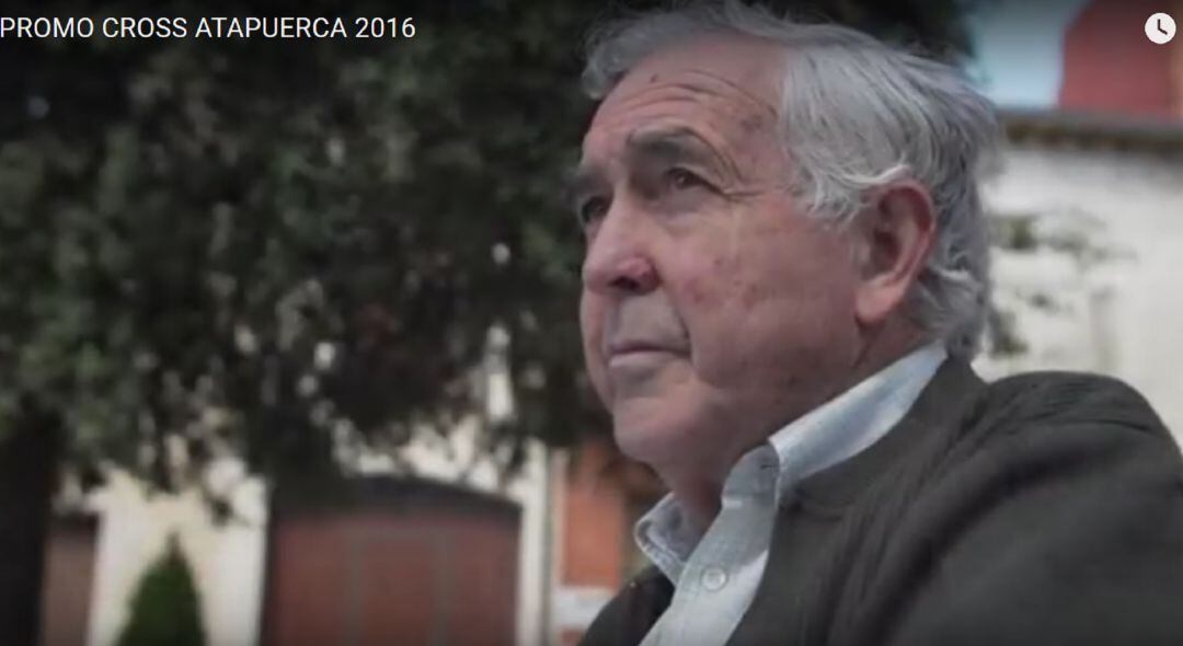 Santiago Manguán fue imagen promocional del Cross de Atapuerca