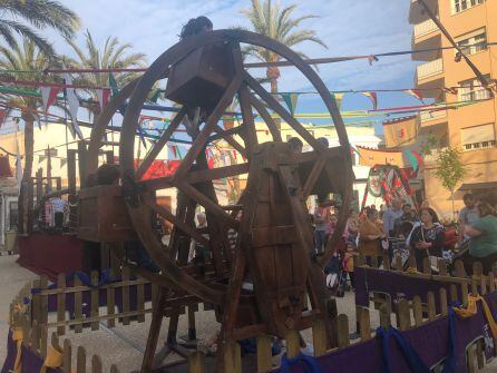 Las atracciones infantiles están situadas en la Plaza del Parque