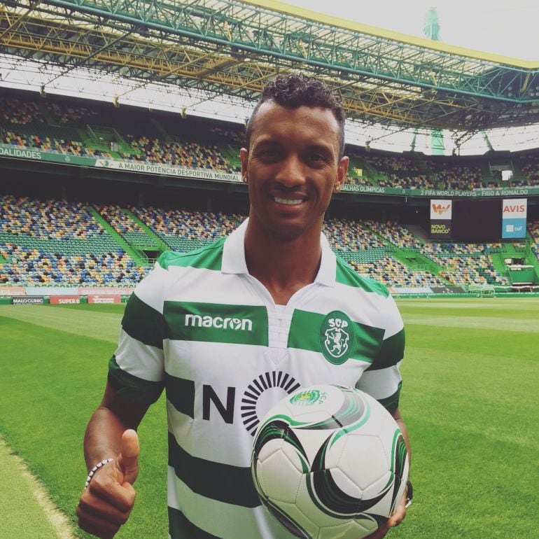 Nani, en su regreso al Sporting de Portugal.