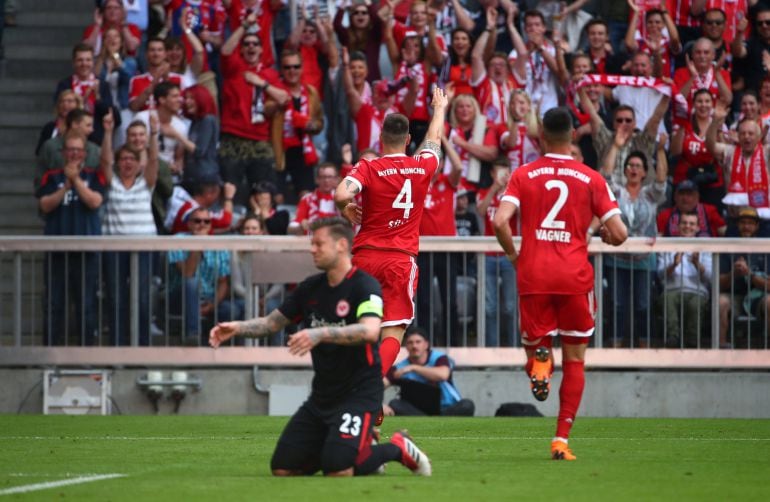 Süle celebra su gol contra el Eintracht el pasado sábado