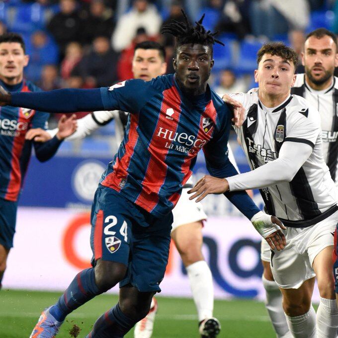 Samuel Obeng es el máximo goleador de la SD Huesca con cuatro goles