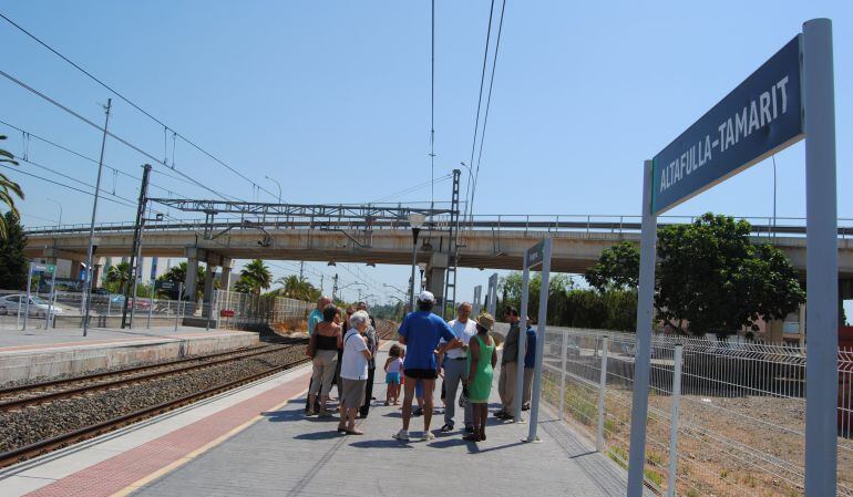 Estació de trens d'Altafulla.