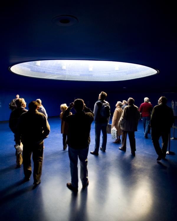 Imagen del interior del monumento del 11M en Atocha.