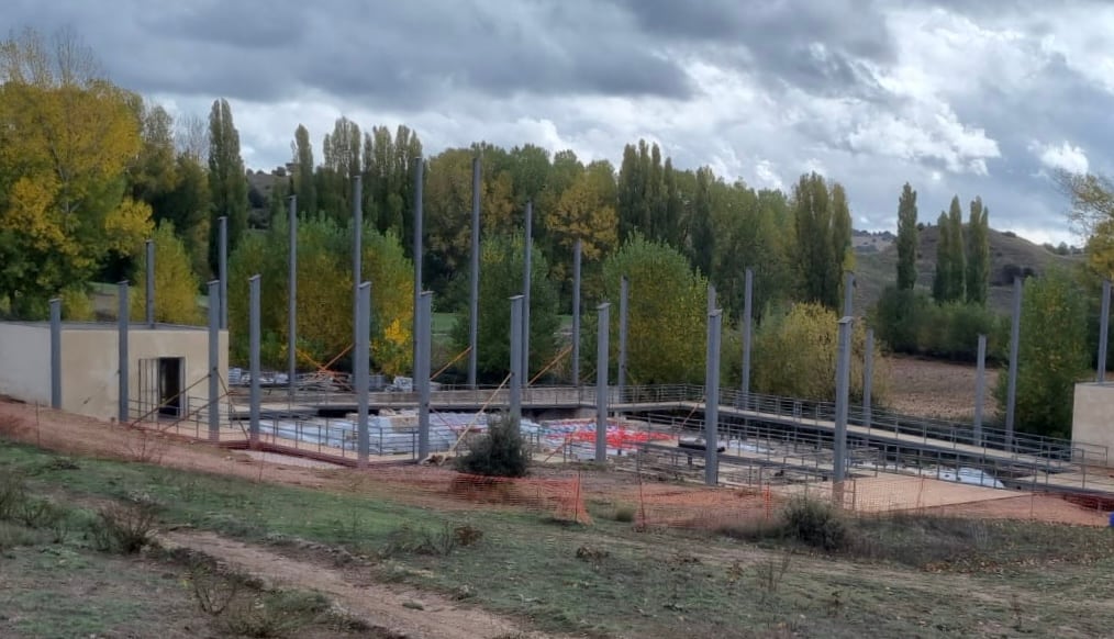 Avanzan las obras en el &#039;balneum&#039; del yacimiento romano de Noheda, en Cuenca.