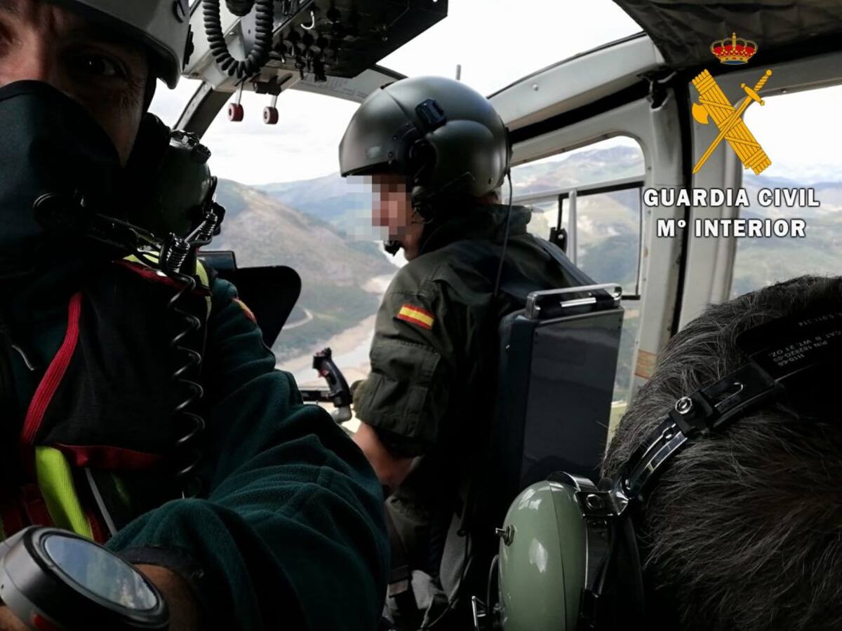 La Guardia Civil rescata a tres montañeros, uno de ellos accidentado en el Pico Curavacas