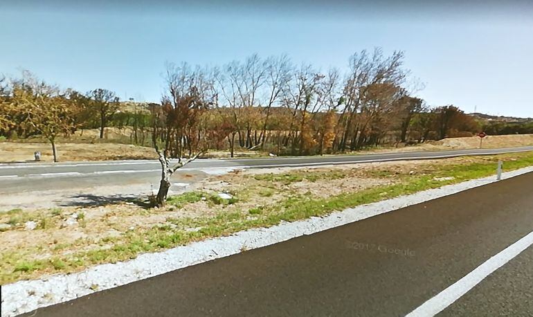 L'àrea de descans de Capmany, a l'AP7, on van deixar els 5 immigrants e