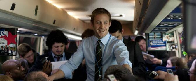 Ryan Gosling en un fotograma de &#039;The ides of march&#039;