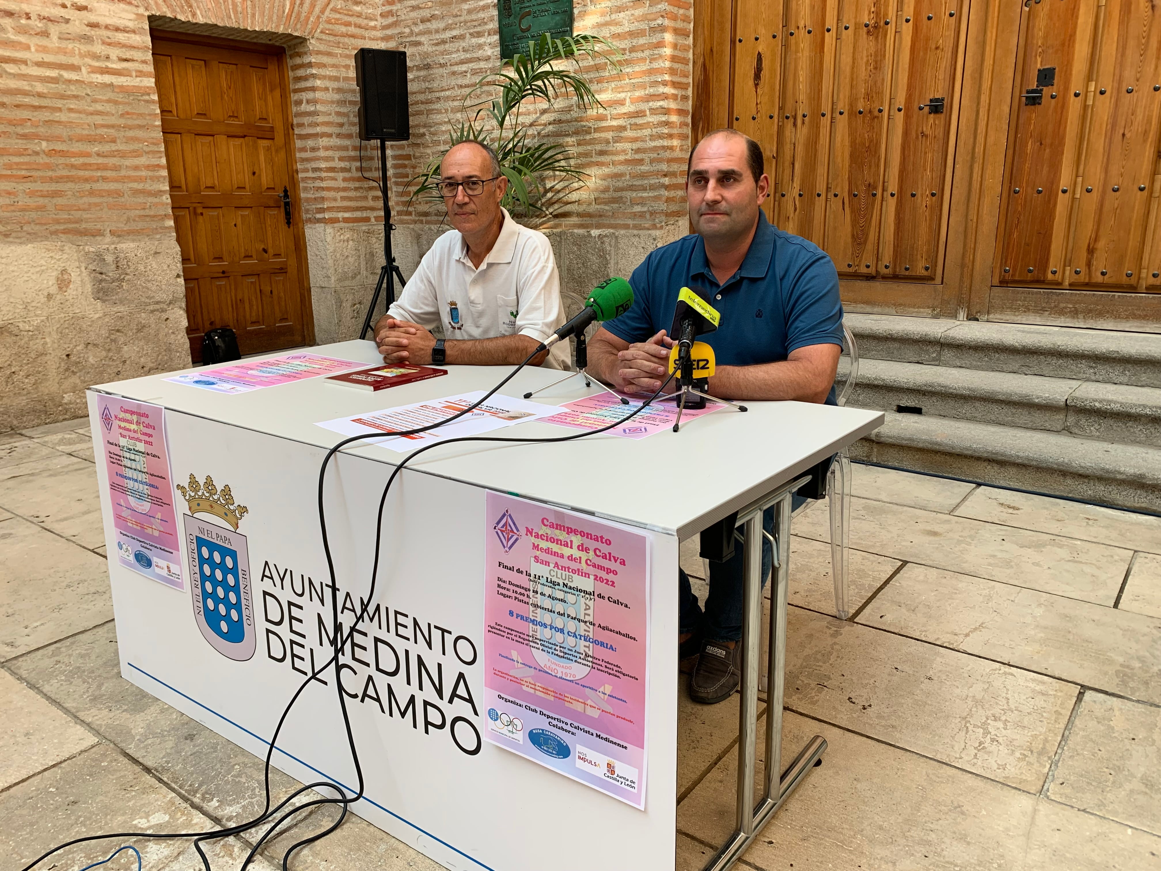 Javier Salamanqués y Juan Antonio Pisador presentan el Campeonato de Calva