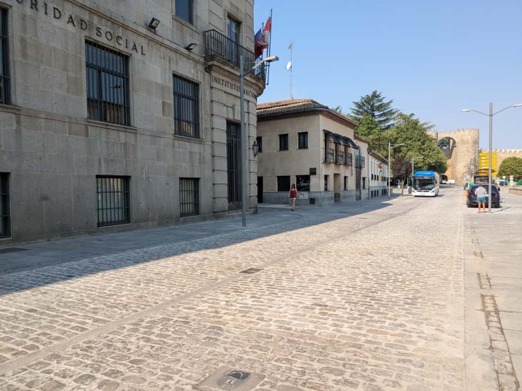 Avenida de Portugal en Ávila./SER Ávila