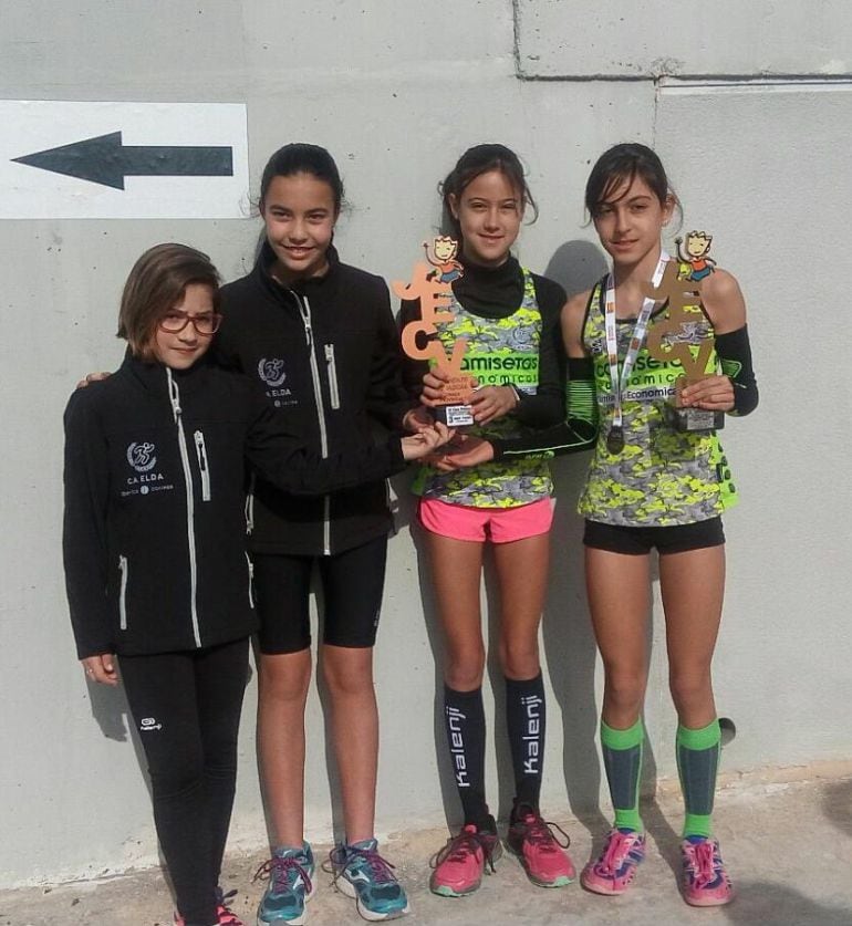 Las infantiles dieron la talla en el cross de Dolores