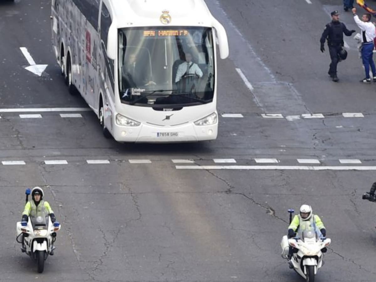 El autobús del Real Madrid viajará escoltado en Múnich