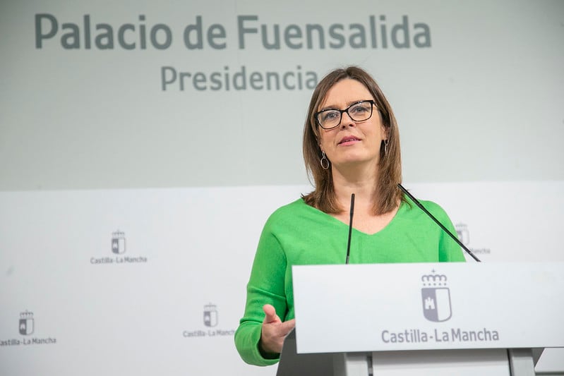 Esther Padilla, portavoz del Gobierno de Castilla-La Mancha