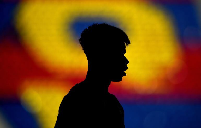 Silueta de Pogba, jugador de la Juventus