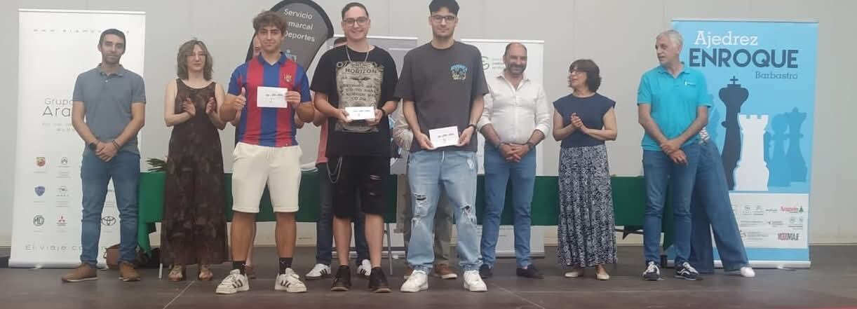 Torneo de ajedrez Memorial David Lafarga. Foto: Servicio Comarcal de Deportes de la Comarca de Somontano