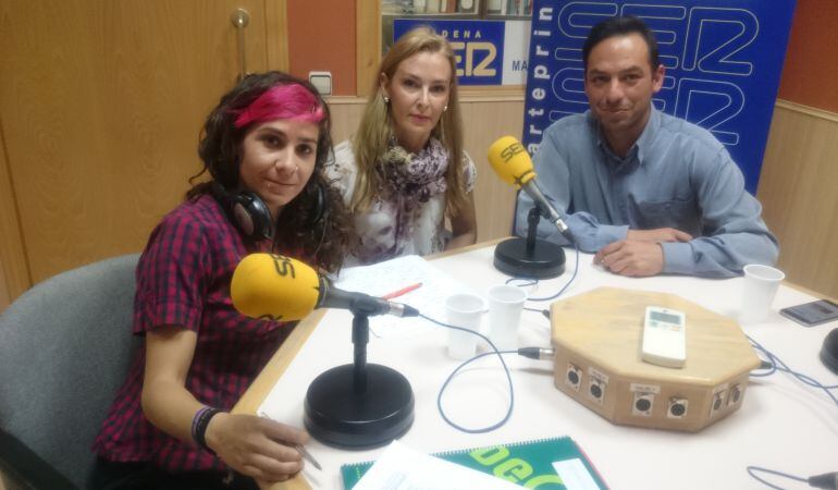 Vanessa Lillo (Ahora Getafe), Patricia de Frutos (Ciudadanos Fuenlabrada) y José Manuel Zarzoso (PP Parla) en la tertulia de Hoy por Hoy Madrid Sur