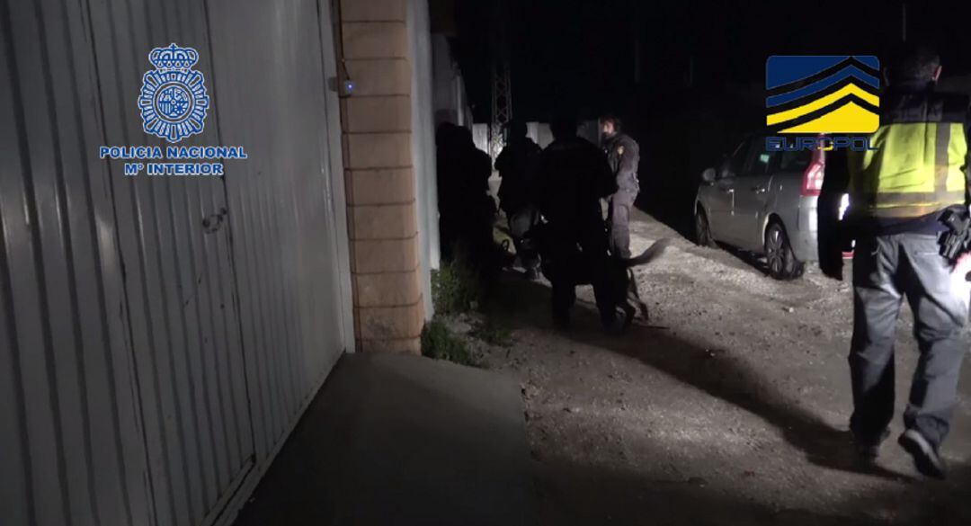 Un momento de la operación.