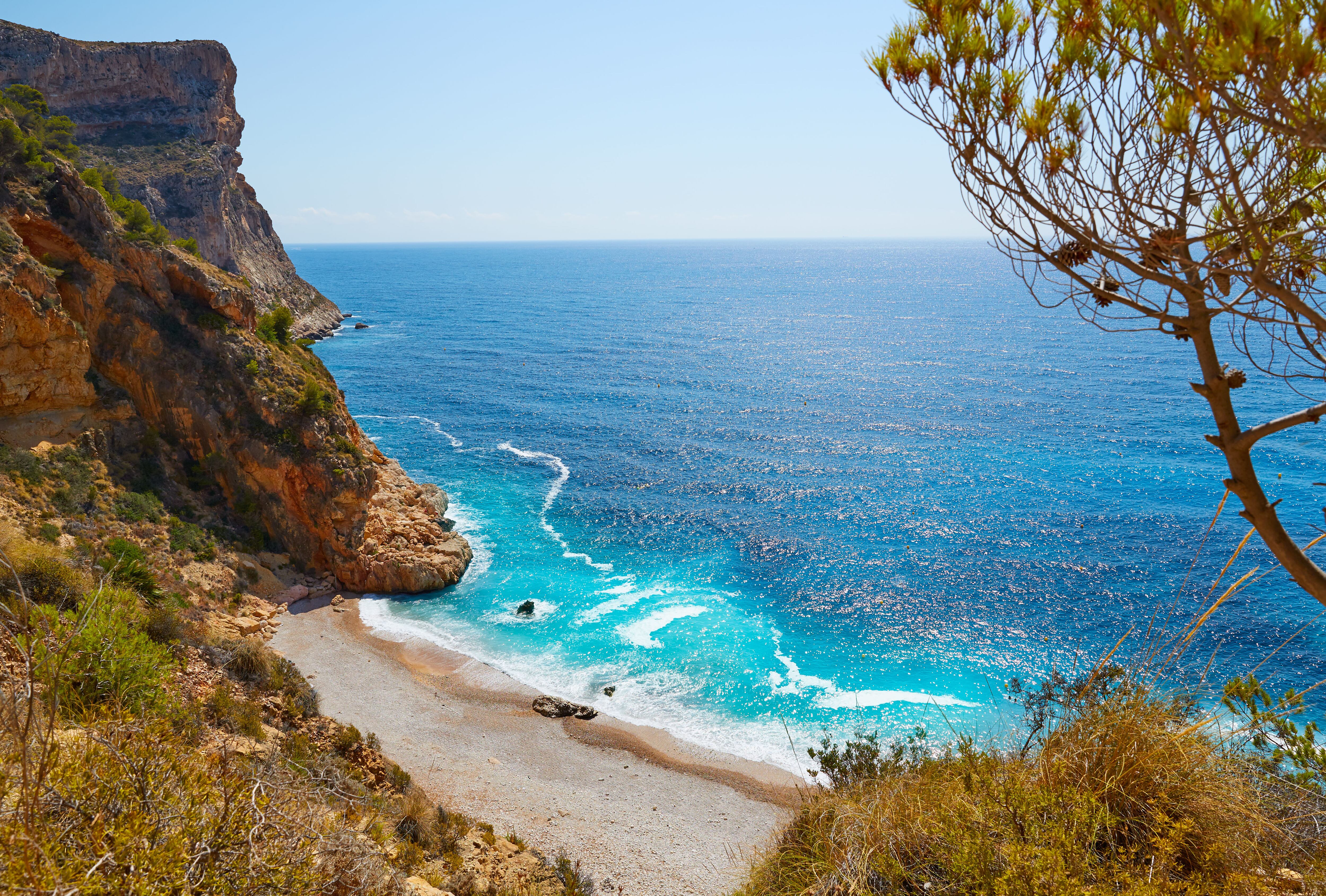 Cala del Moraig (Alicante, Comunidad Valenciana).