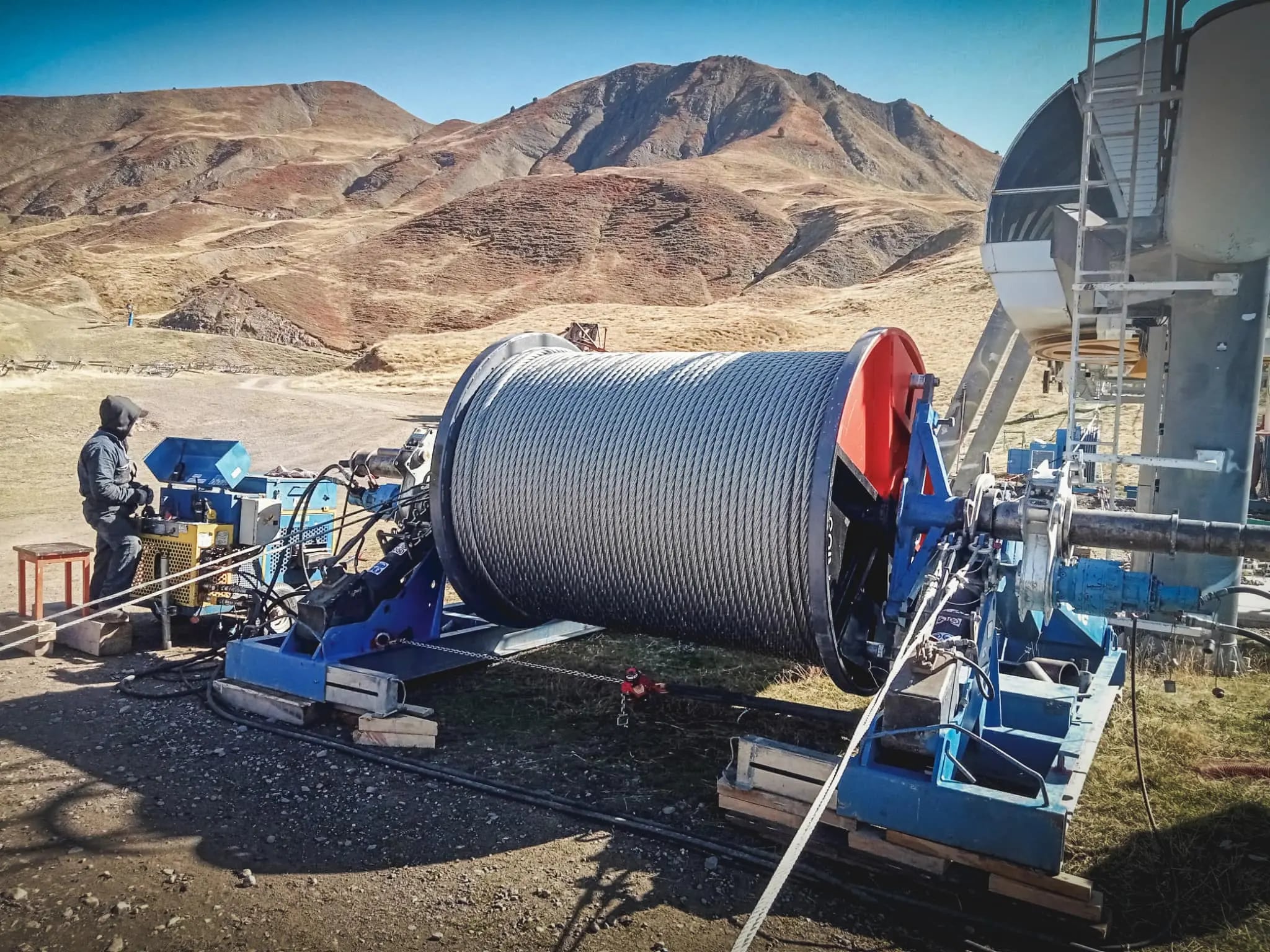 Colocación del nuevo cable