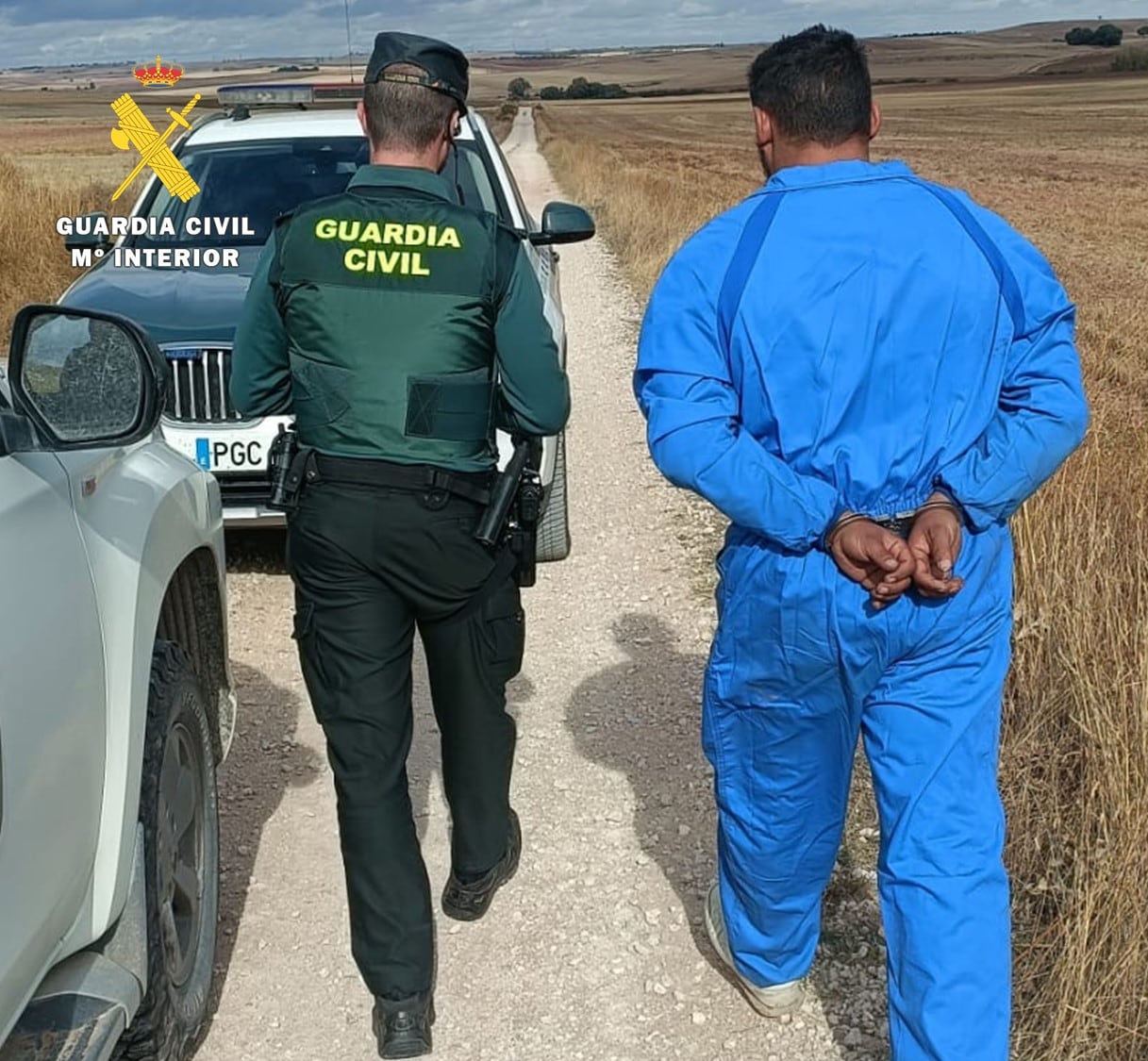 Uno de los sospechosos fue localizado oculto en el monte y el resto fueron interceptados mientras huían en un turismo