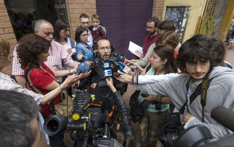 El candidato a la Presidencia de Aragón por Podemos, Pablo Echenique.