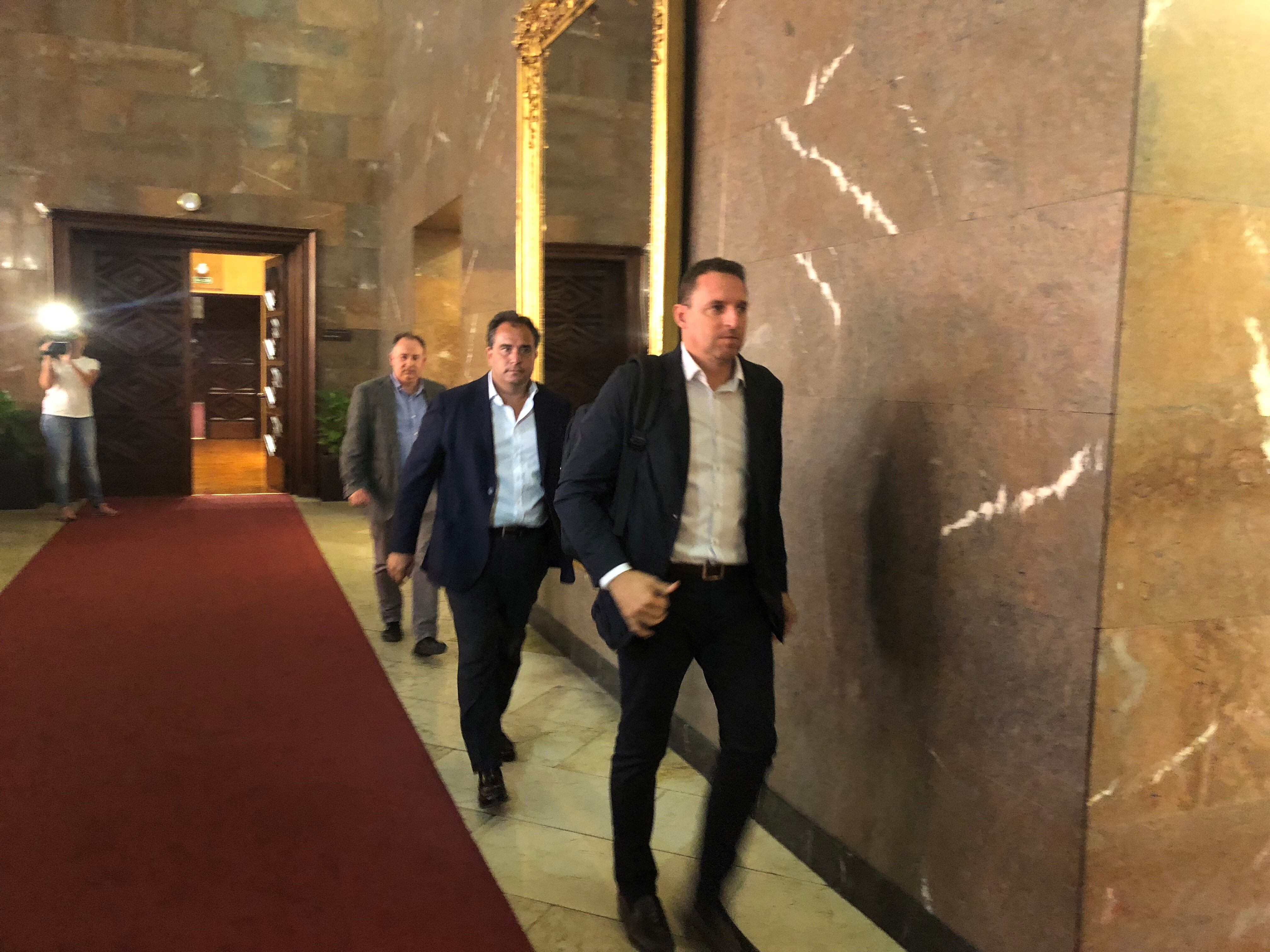 Luis Carlos Cuartero, en una visita al Ayuntamiento de Zaragoza