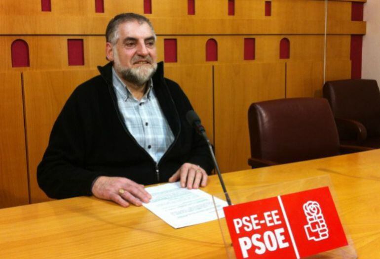 Peio López de Munain, portavoz del PSE